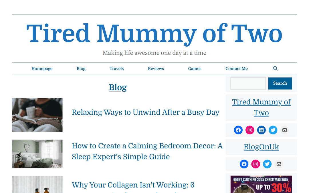 tiredmummyoftwo.co.uk publisher screenshot