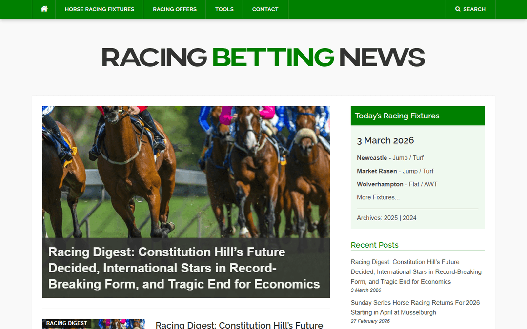 racingbettingnews.com publisher screenshot
