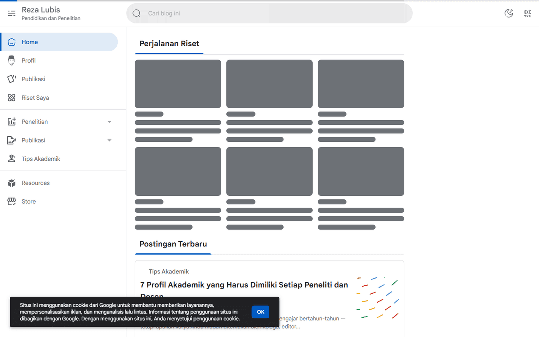 rezalubis.com publisher screenshot