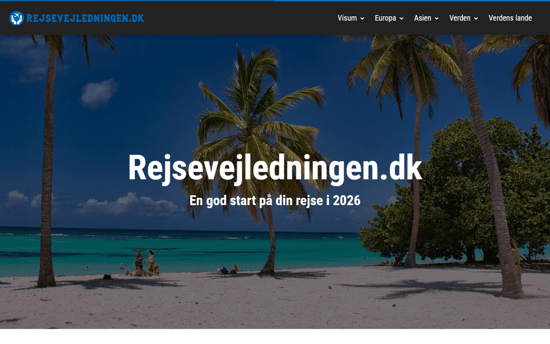 rejsevejledningen.dk publisher screenshot