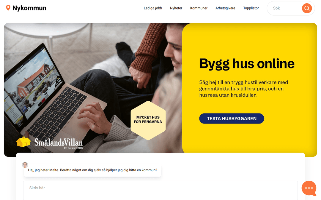 nykommun.se publisher screenshot