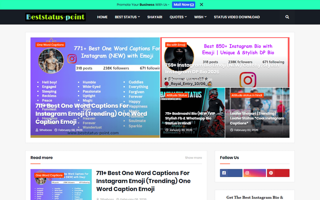 beststatus-point.com publisher screenshot