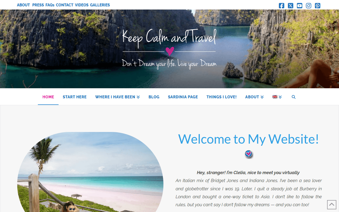 keepcalmandtravel.com publisher screenshot