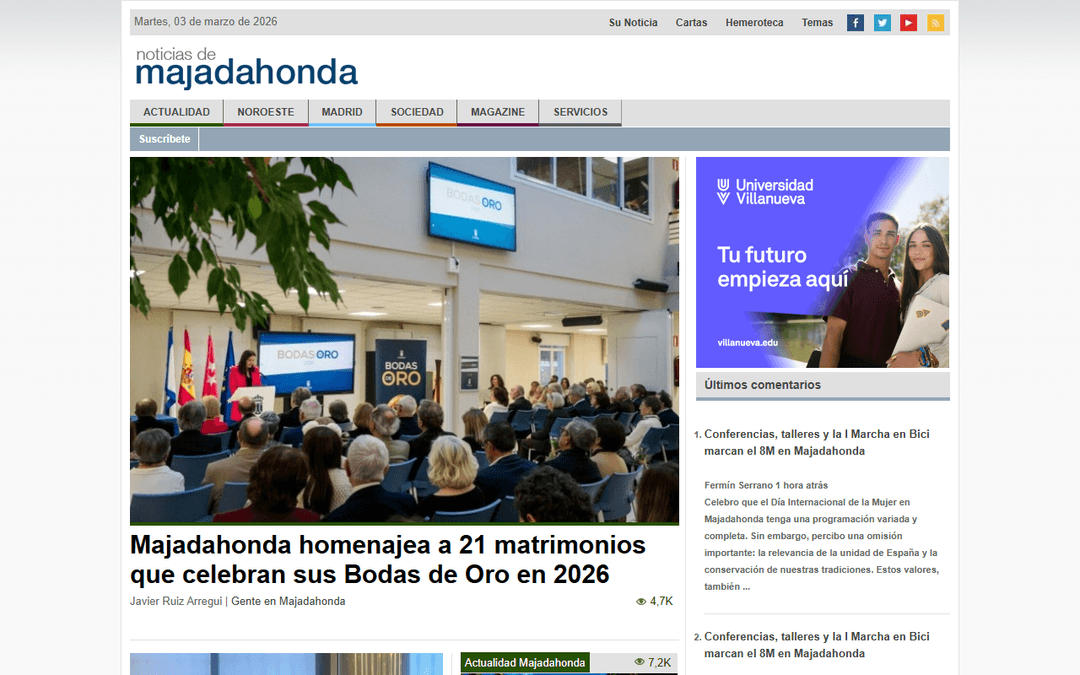 noticiasdemajadahonda.es publisher screenshot
