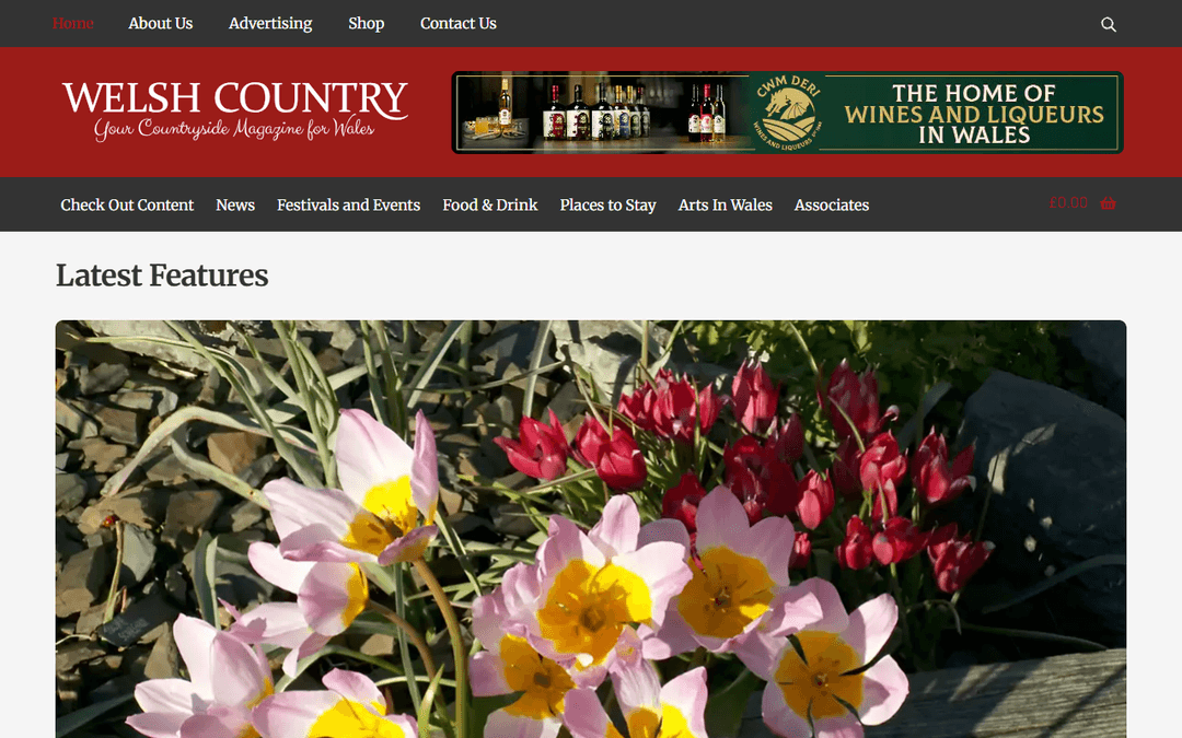 welshcountry.co.uk publisher screenshot