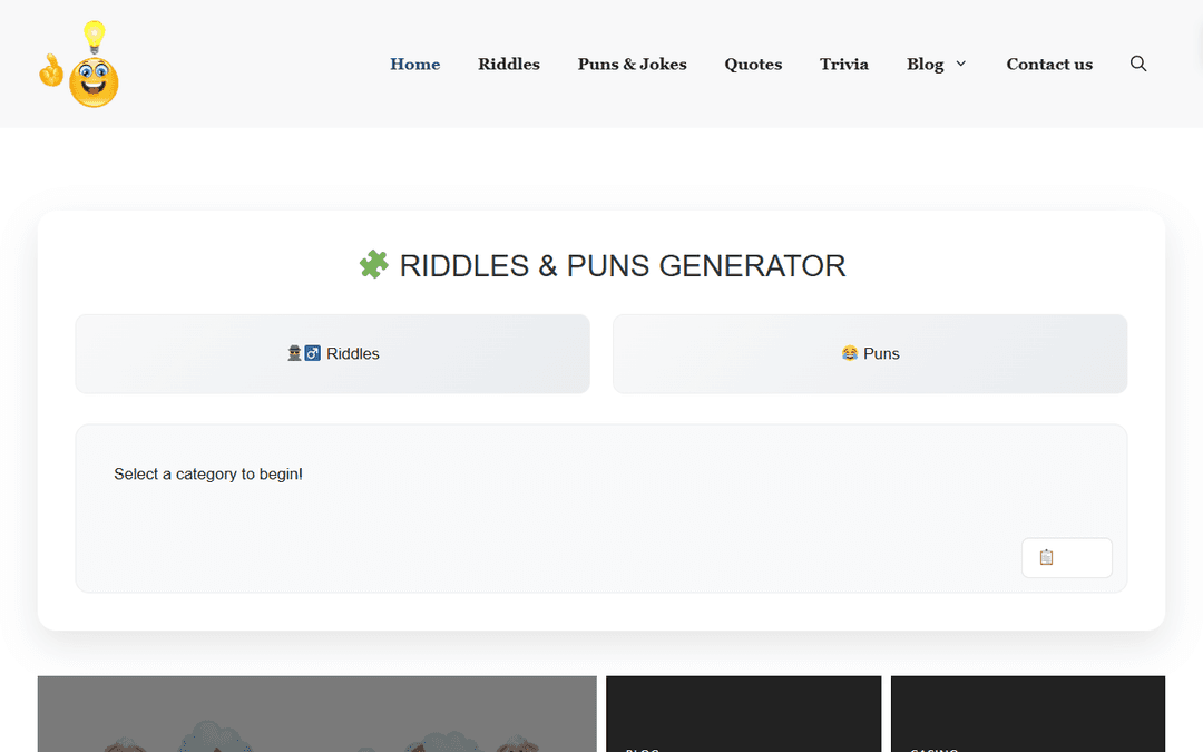 brainyriddle.co.uk publisher screenshot