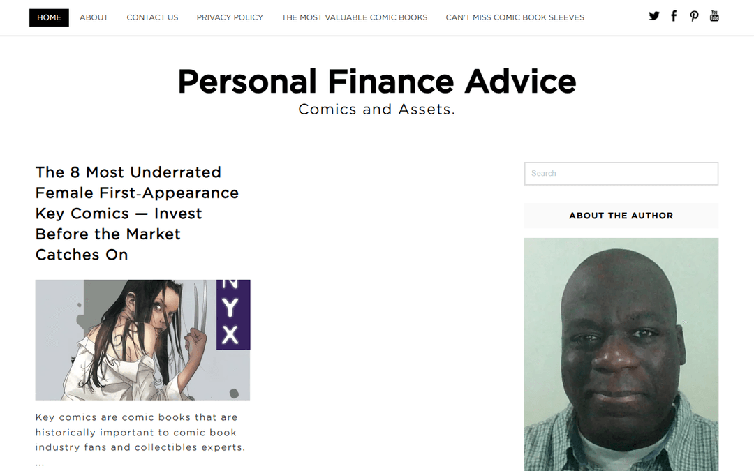 pfadvice.com publisher screenshot