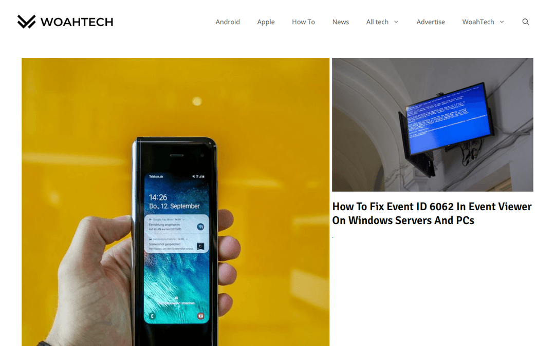 woahtech.com publisher screenshot