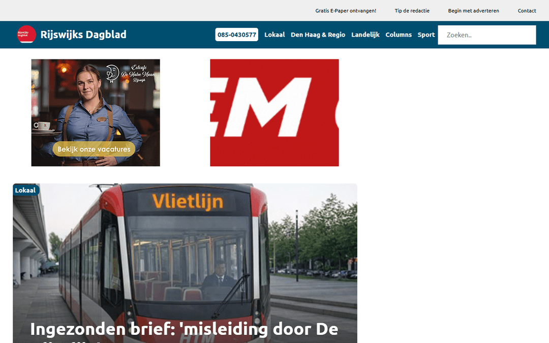 rijswijksdagblad.nl publisher screenshot