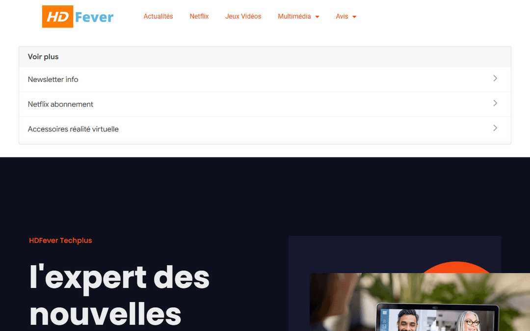 hdfever.fr publisher screenshot