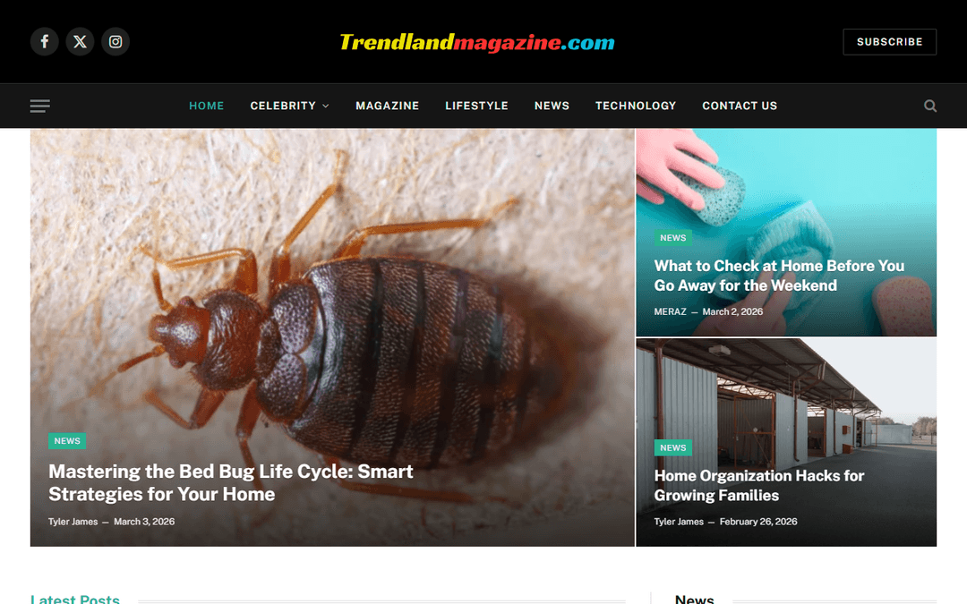 trendlandmagazine.com publisher screenshot