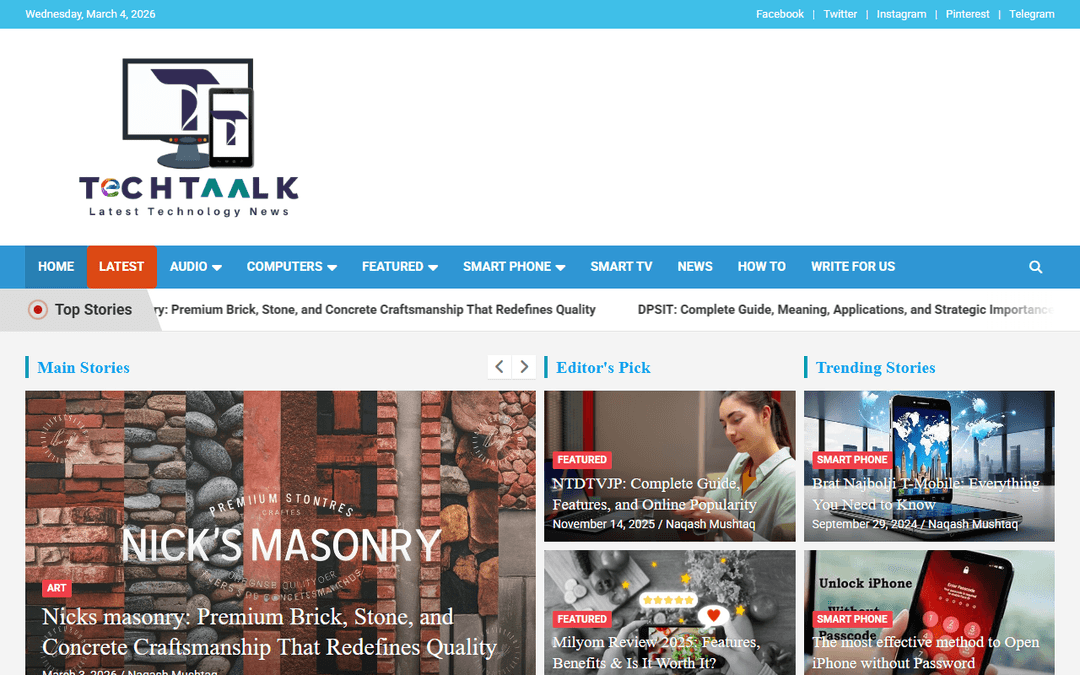 techtaalk.com publisher screenshot