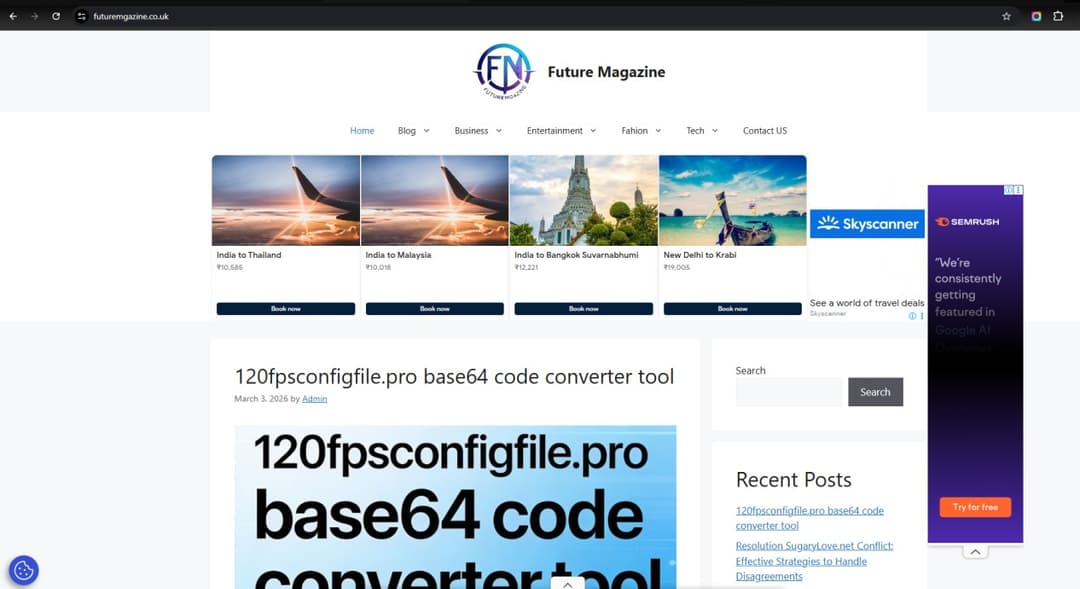 futuremgazine.co.uk publisher screenshot