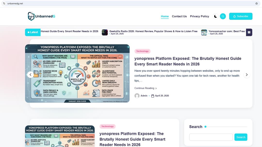 unbannedg.net publisher screenshot
